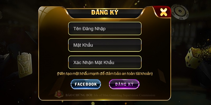 Vào trang web hoặc tải ứng dụng cổng game về để đăng ký tài khoản mới