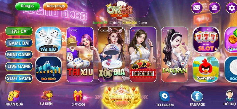 Đánh giá chi tiết cổng game bài đổi thưởng OK88