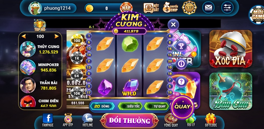 Khám phá kho game đổi thưởng tại Phatloc88 Club