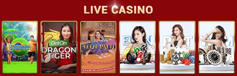 Hòa mình vào không gian bài bạc cực đỉnh tại hạng mục Live Casino