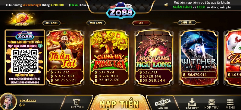 Sở hữu Jackpot hàng trăm triệu đồng trong các tựa game slots cuốn hút