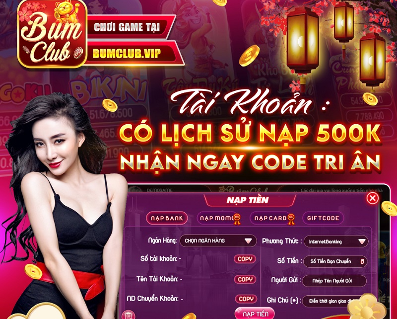 Rinh Code tri ân bất tận khi có lịch sử nạp tiền 500K