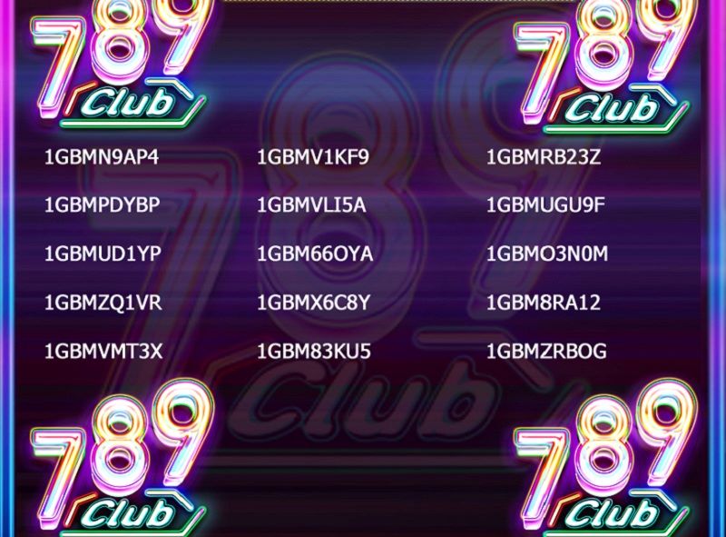 Cùng nhanh tay săn ngay 789 Club Giftcode giá trị cực sốc