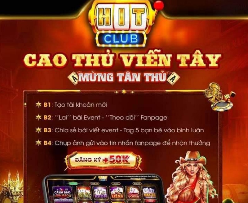 Hoàn thành đủ yêu cầu có trong sự kiện tặng code tân thủ của Hit Club